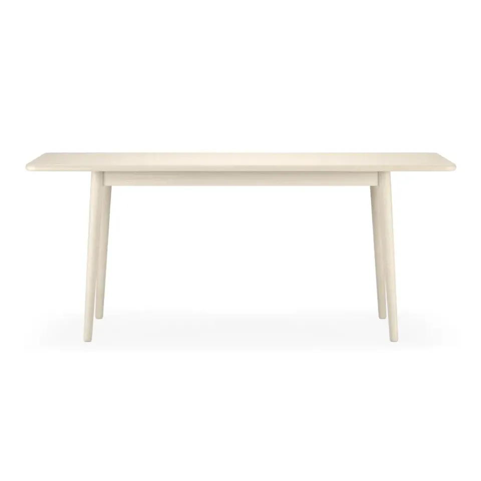 Mesa Miss Holly, 175x82 cm, Abedul aceitado blanco, no divisible*Stolab Outlet