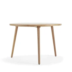 Mesa Miss Tailor redonda, Roble aceite natural, tablero fijo*Stolab Discount