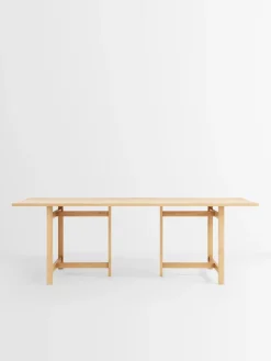 Mesa rectangular dining dable 220x90 cm, Roble*MOEBE Outlet