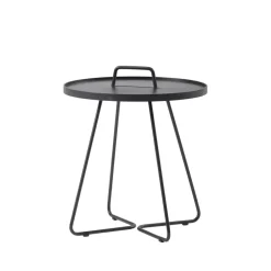 Mesa On the move Ø44 cm, Black*Cane-line Sale