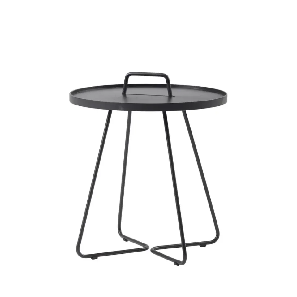 Mesa On the move Ø44 cm, Black*Cane-line Sale