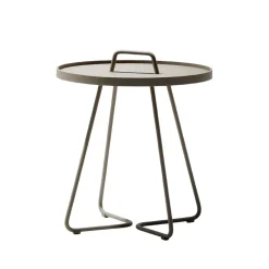 Mesa On the Move Ø52 cm, Taupe*Cane-line Outlet