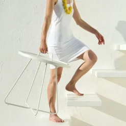 Mesa On the move Ø37 cm, White*Cane-line Discount