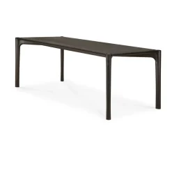 Mesa PI, Teca dark brown, 220x95 cm*Ethnicraft Discount