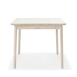 Mesa Prima Vista, Abedul claro lacado mate, 120cm, 1 tablero de extensión*Stolab Best