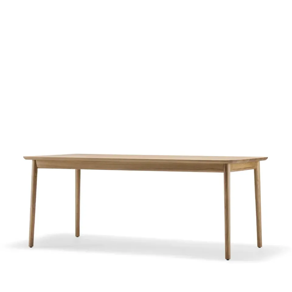 Mesa Prima Vista, Roble aceite natural-120cm-1 tablero de extensión*Stolab Best