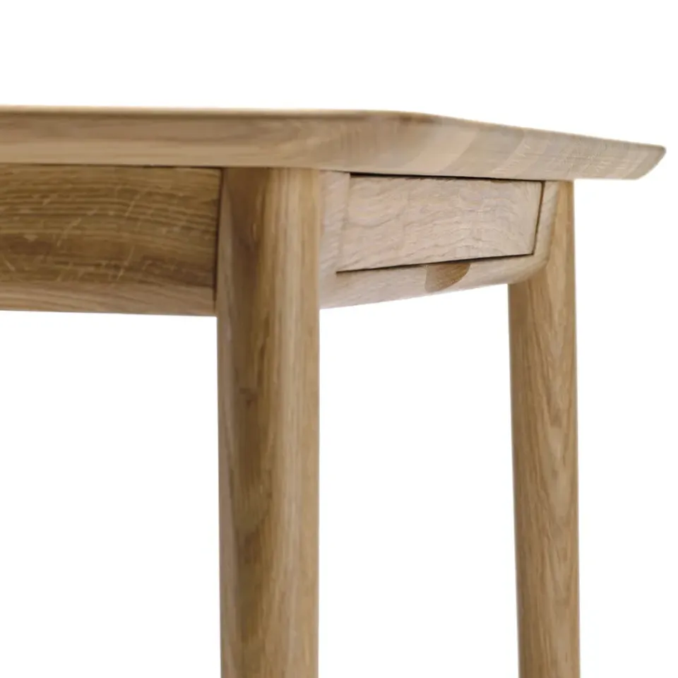 Mesa Prima Vista, Roble aceite natural-120cm-1 tablero de extensión*Stolab Best