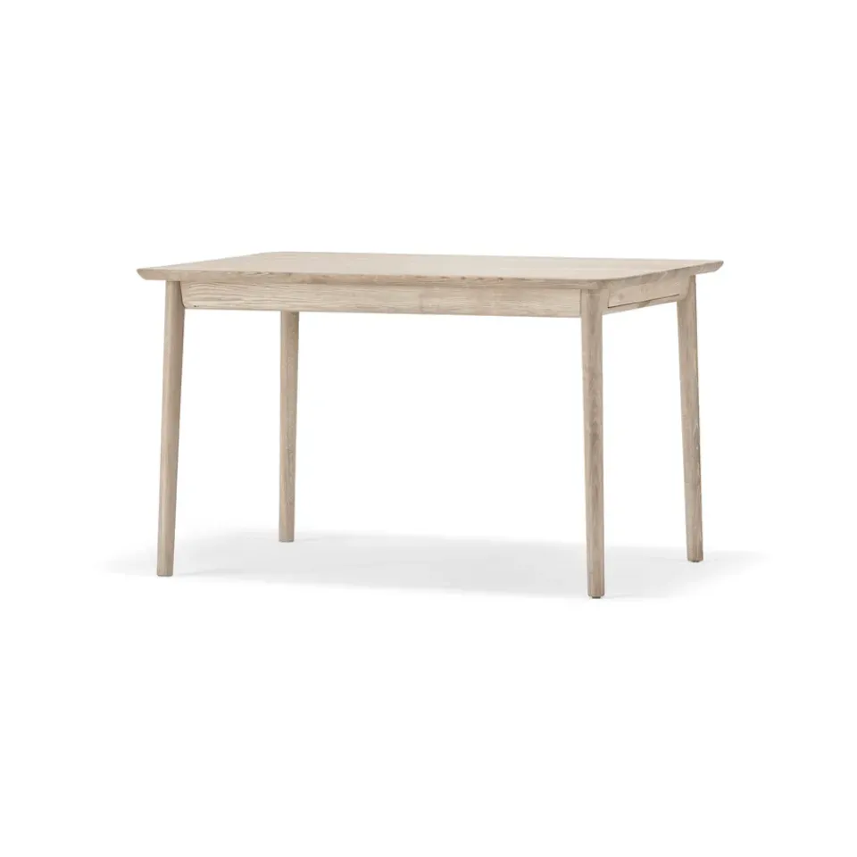 Mesa Prima Vista, Roble barniz mate claro-120cm-1 tablero de extensión*Stolab Outlet