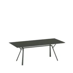 Mesa Radice Quadra, Metalic grey, 90x200 cm*Fast Outlet
