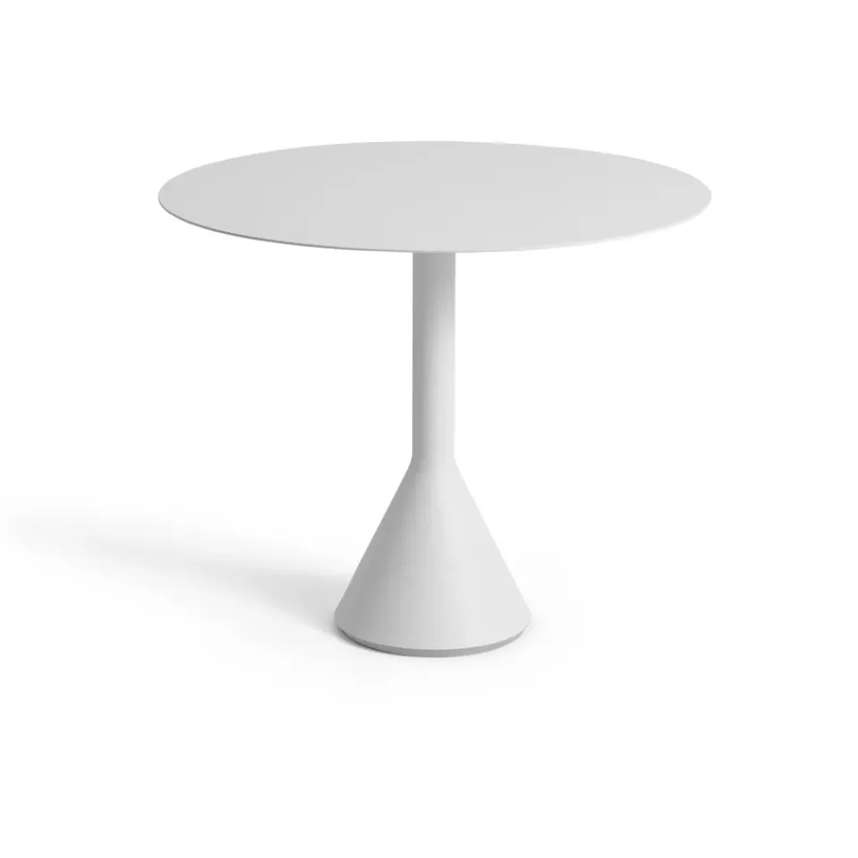 Mesa redonda de café Palissade Cone, Sky grey, Ø90 cm*HAY Hot