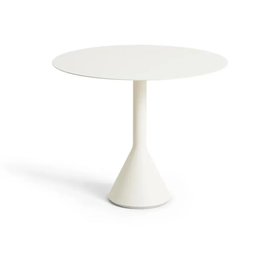Mesa redonda de café Palissade Cone, Cream white, Ø90 cm*HAY Outlet