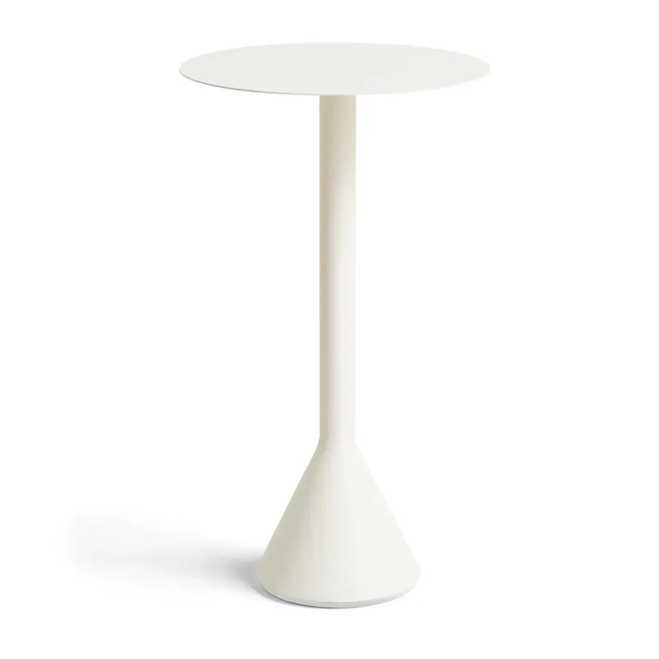 Mesa redonda de café Palissade Cone, Cream white, Ø60 cm*HAY Hot