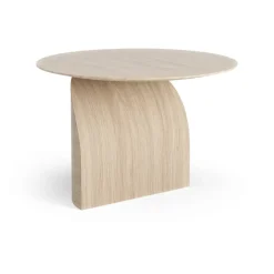 Mesa Savoa H45 cm, roble pigmentado blanco*Swedese