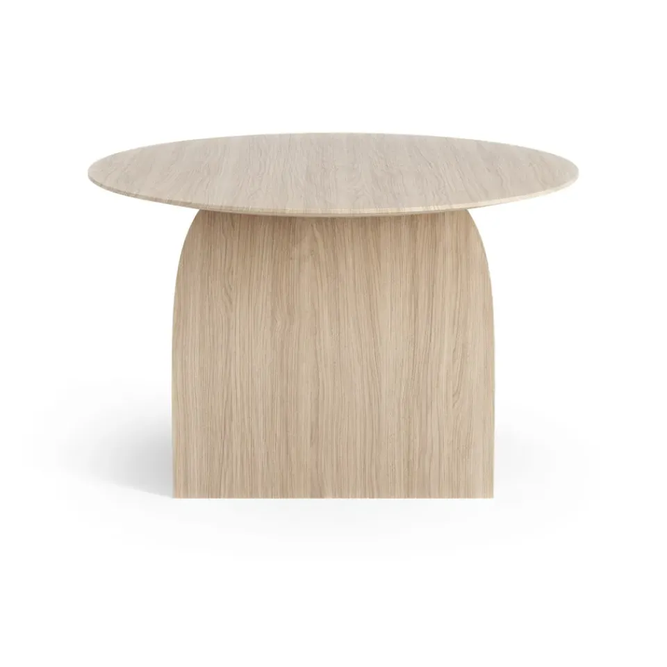 Mesa Savoa H45 cm, roble pigmentado blanco*Swedese