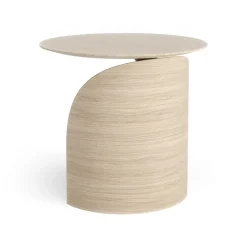 Mesa Savoa H50 cm, roble pigmentado blanco*Swedese Online