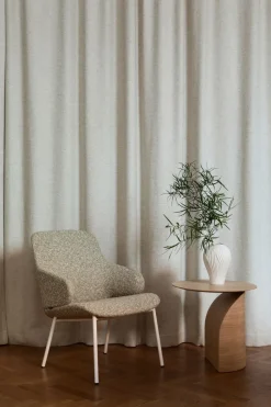 Mesa Savoa H50 cm, roble pigmentado blanco*Swedese Online