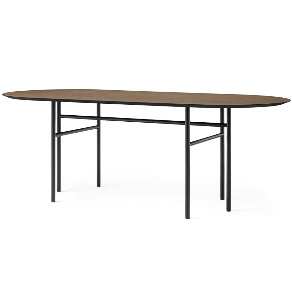 Mesa Snaregade ovalada, negro-roble teñido*Audo Copenhagen Discount
