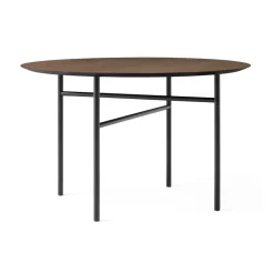 Mesa Snaregade redonda, negro-roble teñido, Ø120 cm*Audo Copenhagen Sale