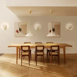 Mesa S-table, Oak matt lacqured, extendable*GUBI Clearance