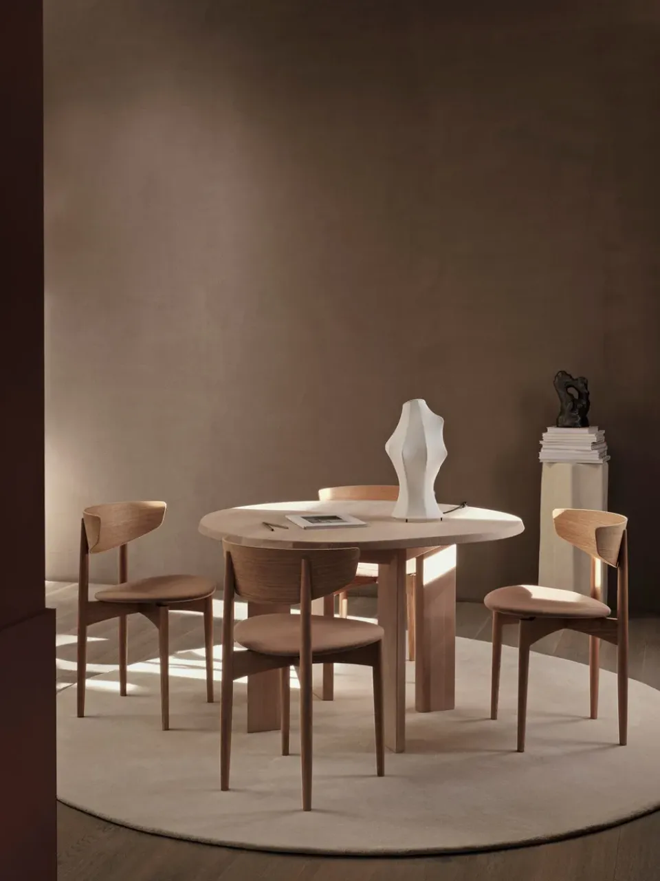 Mesa Tarn 104,6x113,5 cm, White Oiled Beech*Ferm Living Online