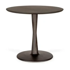 Mesa Torsion, Roble lacado en , Ø90 cm*Ethnicraft