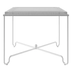 Mesa Tropique 90x90x75 cm, Classic white semi matt*GUBI Outlet