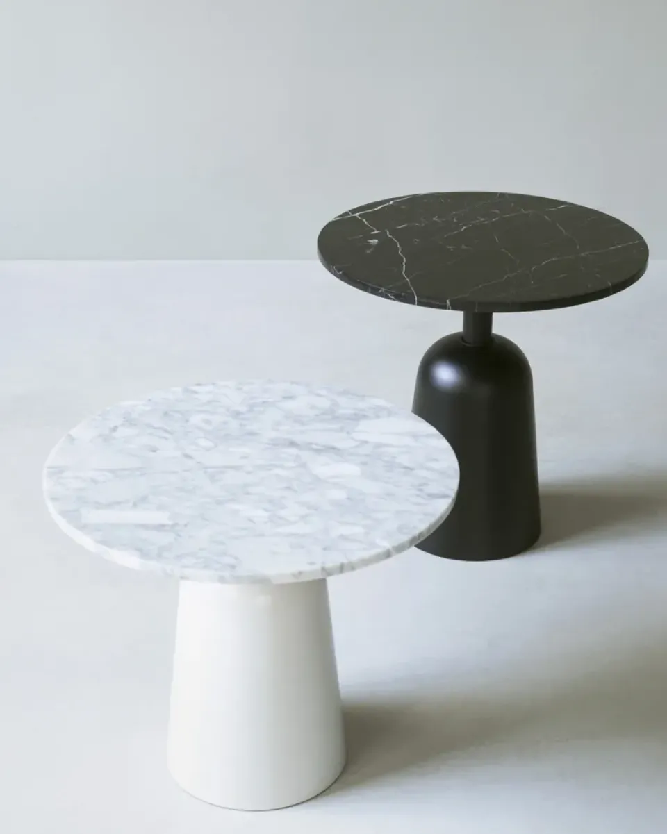 Mesa Turn ajustable Ø55 cm, mármol*Normann Copenhagen Clearance