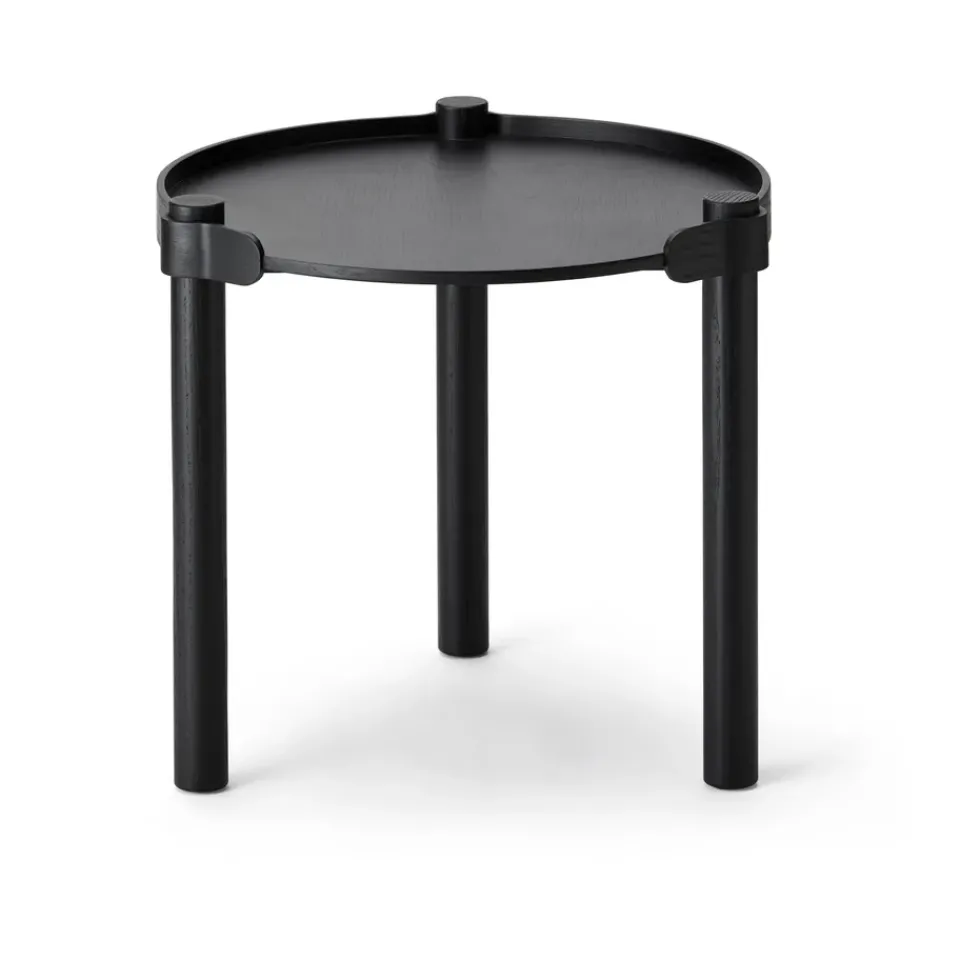 Mesa Woody Ø45 cm, Black stained oak*Cooee Design Sale
