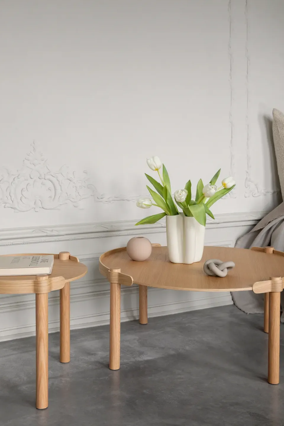 Mesa Woody Ø80 cm, Oak*Cooee Design