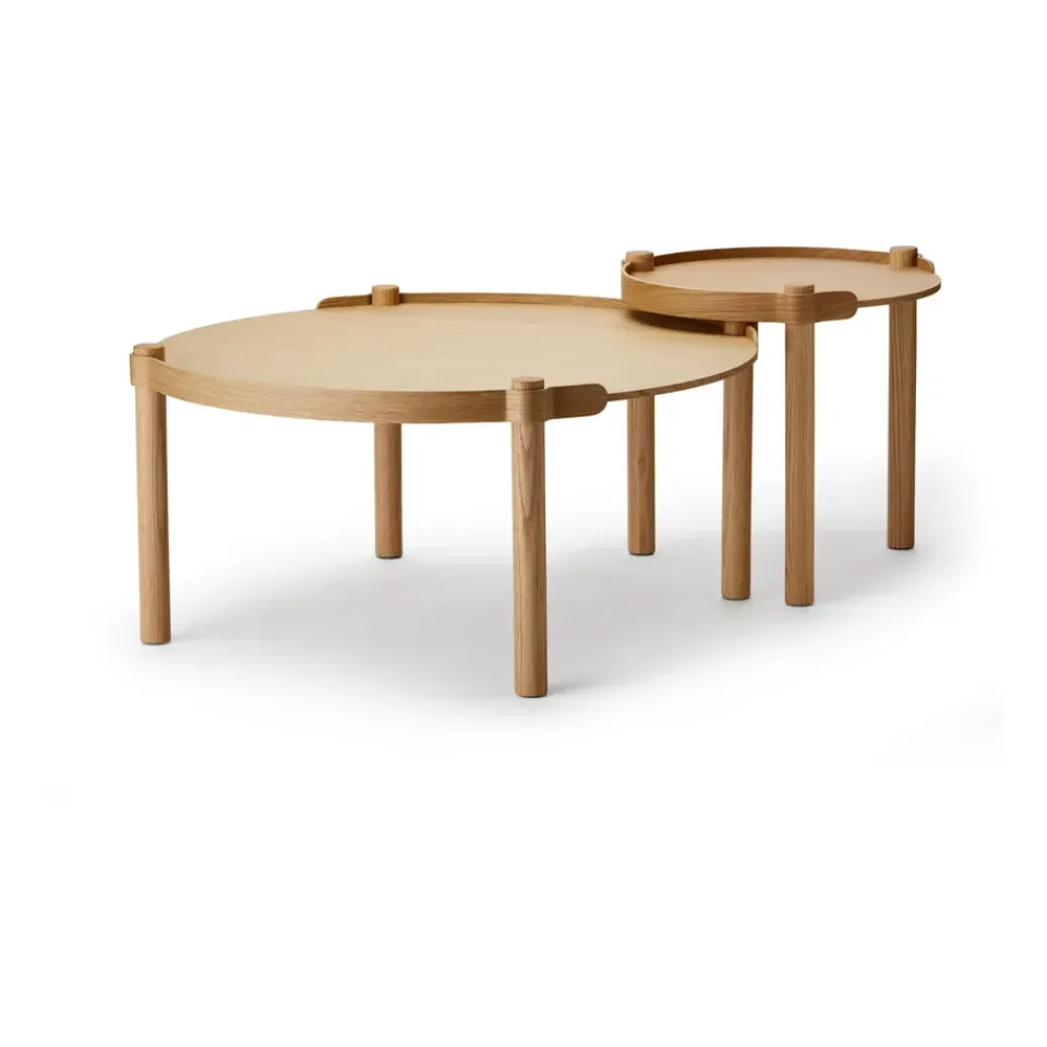 Mesa Woody Ø80 cm, Oak*Cooee Design
