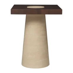 Mesas auxiliar Grova, Travertine, 40x40x50 cm*Ferm Living Hot