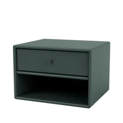 Mesilla de noche Dash, Black jade 163, incl. suspensión*Montana Discount
