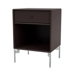 Mesilla de noche Dream, Balsamic 160, patas de cromo*Montana Clearance