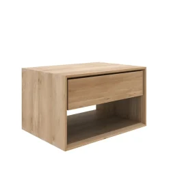 Mesita de noche Nordic II, Aceite de cera Oak 1 caja 57 cm*Ethnicraft Hot