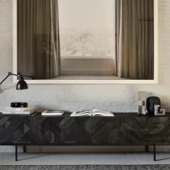 Mueble multimedia Graphic, Black 242 cm*Ethnicraft Online