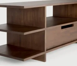 Mueble multimedia Kabuki, Teca teñida oscura*Ethnicraft Best