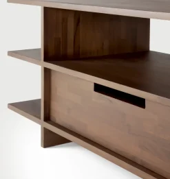 Mueble multimedia Kabuki, Teca teñida oscura*Ethnicraft Best