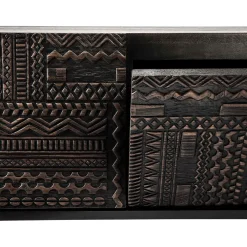 Mueble multimedia Tabwa , Teca negra 51x240 cm*Ethnicraft Sale
