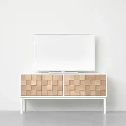Mueble TV con patas Collect 2016, roble aceitado -*A2 Discount