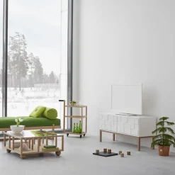 Mueble TV con patas Collect 2010, patas de roble*A2 New