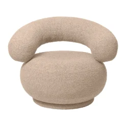 Orbo Lounge chair, Raw bouclé - Natural*Ferm Living