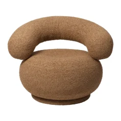 Orbo Lounge chair, Raw bouclé - Tan*Ferm Living Hot