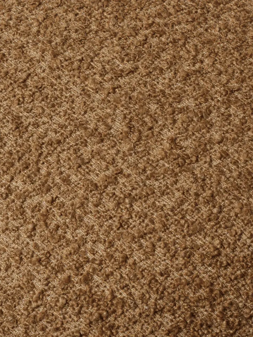 Orbo Lounge chair swivel, Raw bouclé - Tan*Ferm Living Sale
