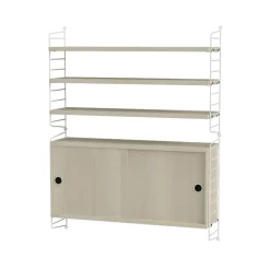 Panel de pared , Blanco, 50x20 cm, paquete de 2*String