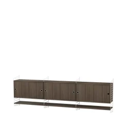 Panel de pared , Blanco, 75x30 cm, paquete de 2*String Online