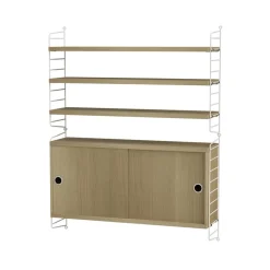 Panel de pared , Blanco, 50x20 cm, paquete de 2*String New