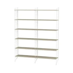 Panel de suelo , Blanco, 200x30 cm, paquete de 2*String Clearance