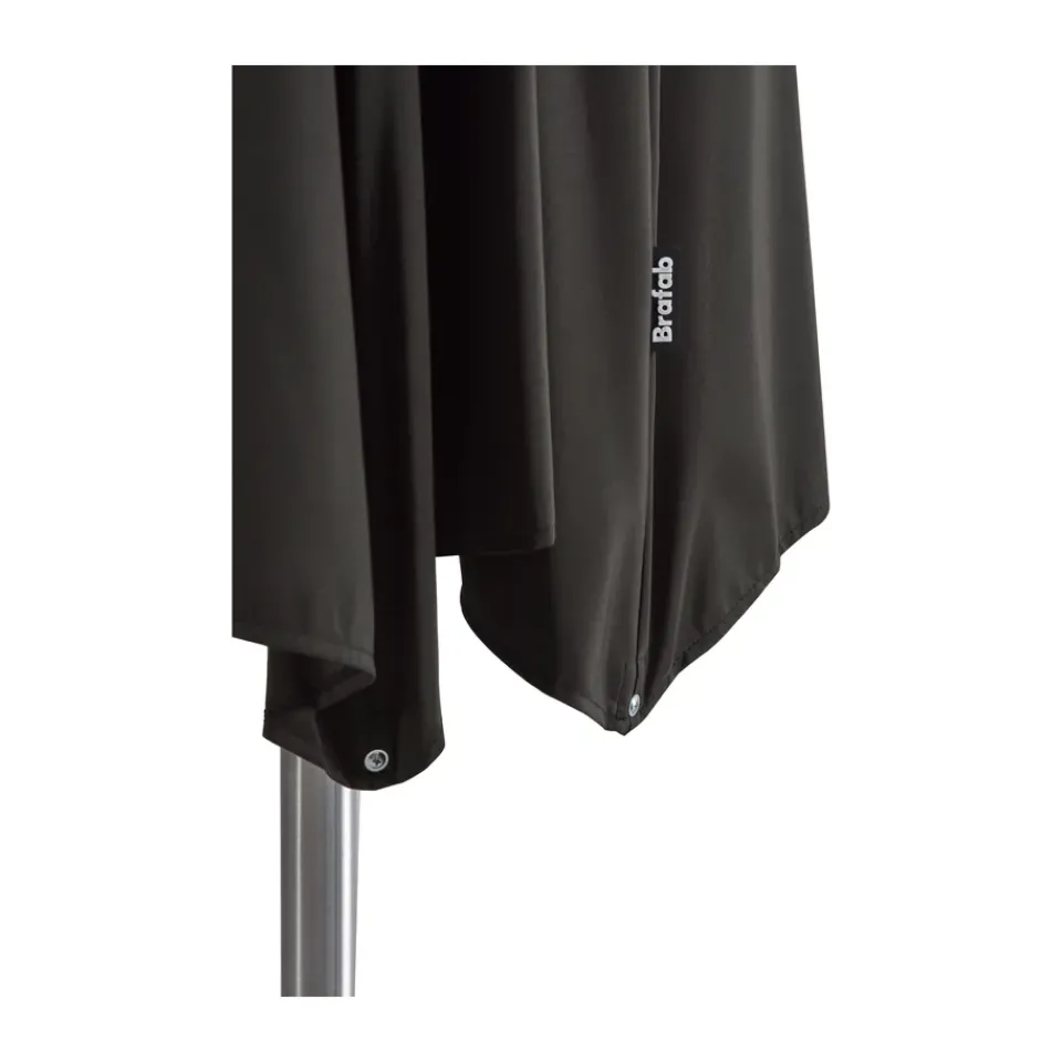Parasol Bolano, Charcoal black, Ø330 cm*Brafab Discount