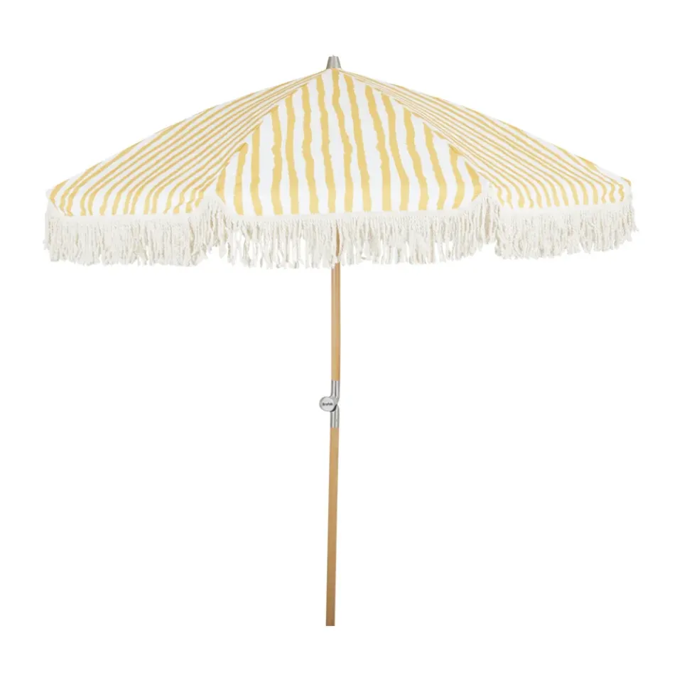 Parasol Gatsby, Yellow stripe, Ø185 cm*Brafab New