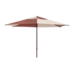 Parasol Terrazza Hexagon, Blanco roto-burdeos*HAY Outlet